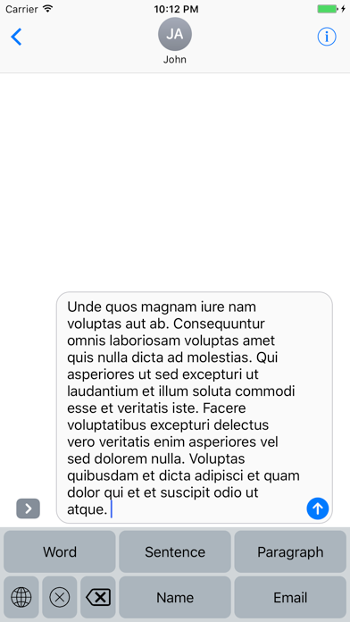 Lorem Ipsum Generator options for words, sentences, paragraphs, and names