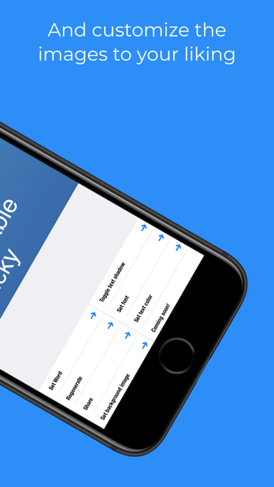 Customizing font and background on a name acronym poster